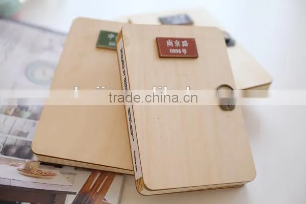 wood cover notebook