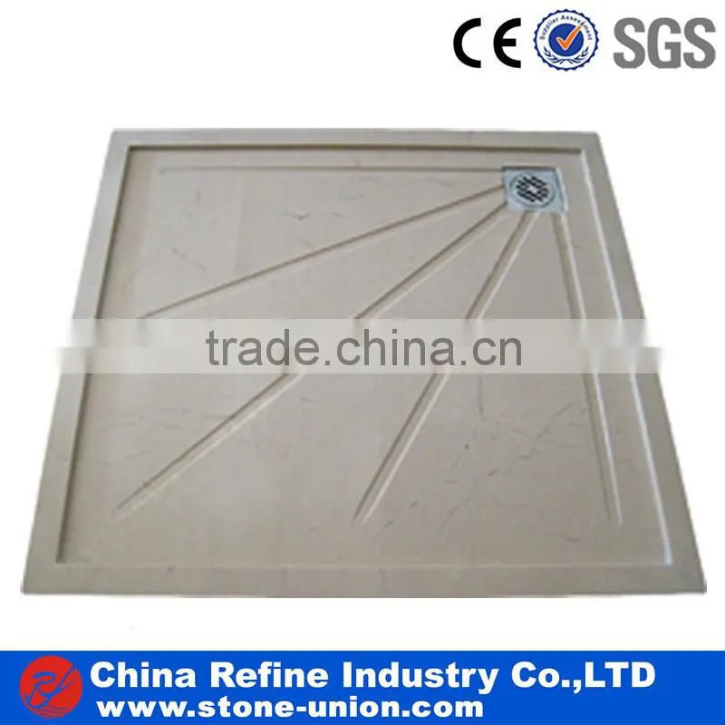 grey bathroom shower pans