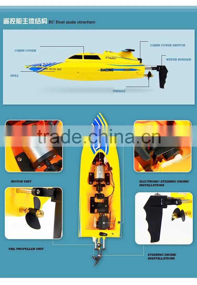 New design battery operated boat rc speed boat toy