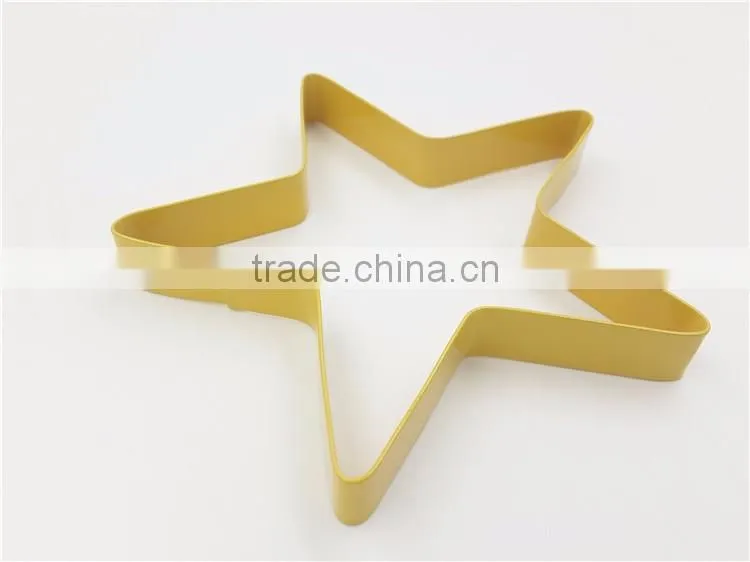 Star shaped cookie cutter stainless steel