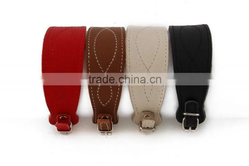 Nice pu leather dog leash comfortable puppy pets collar wholesale factory supply