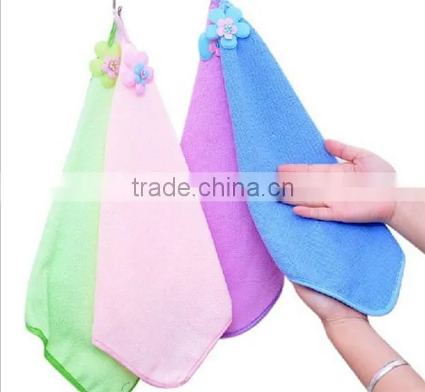 custom 100% cotton microfiber kitchen thick tea towel