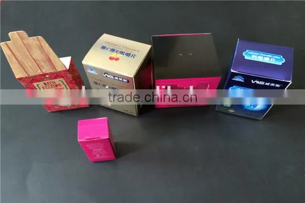 factory price pvc window paper package box for cosmetic