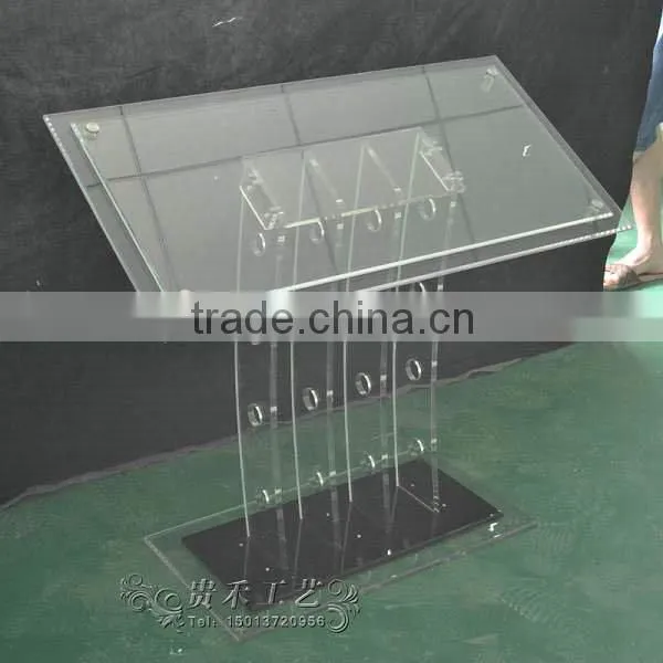 digital signage stand, adjustable height acrylic display stand