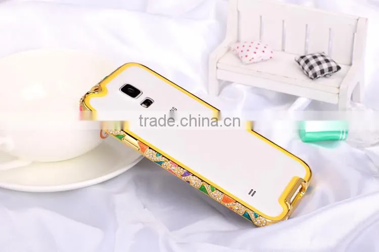 Funky Mobile Phone Metal Case/TPU Inlaid Phone case for Samsung S5