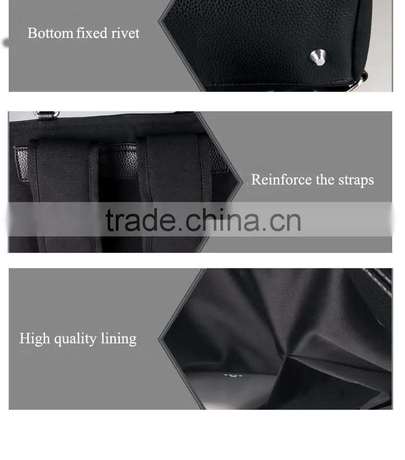 China faux leather Material and Day Backpack Use custom made backpacks