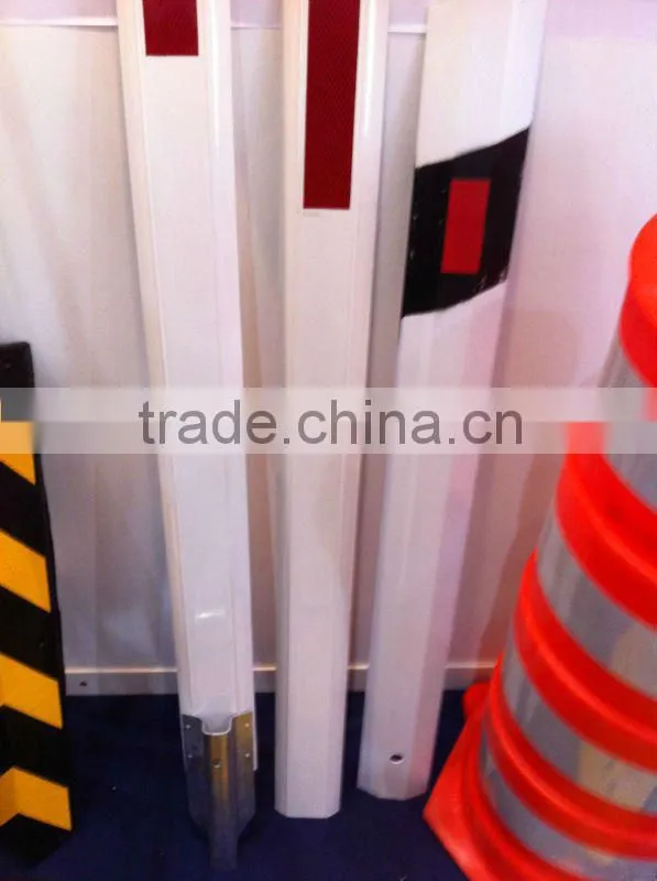 2015 hotsale flexible delineator/ reflective warning sign/ EVA spring post