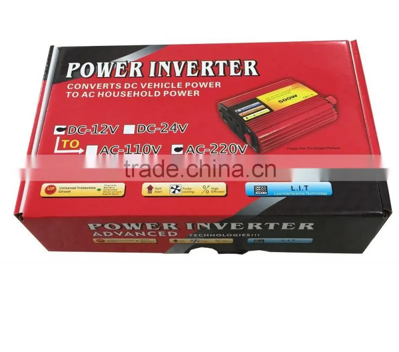 500W DC to AC inverter, modified sine wave inverter,small inverter