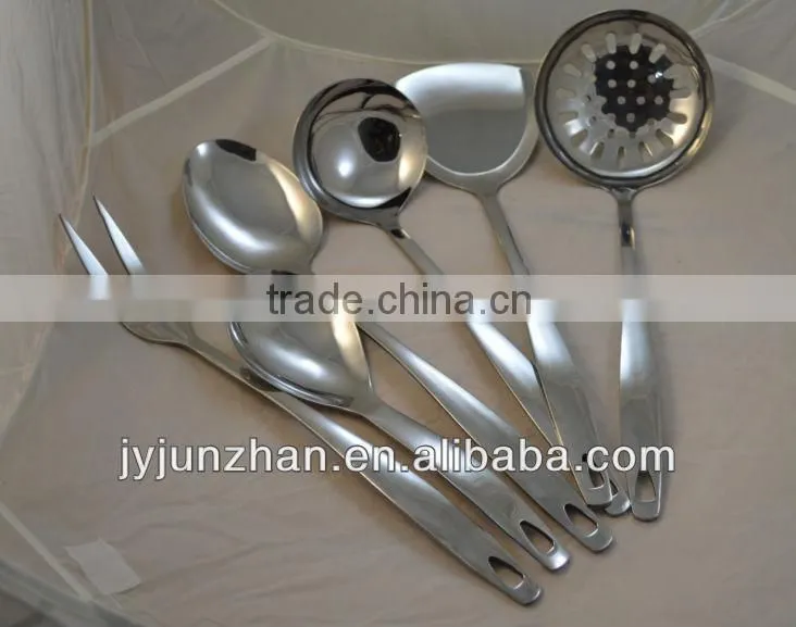 High mirror polishing Stainless Steel kitchen tools utensils made by Junzhan Factory directly and sell directly