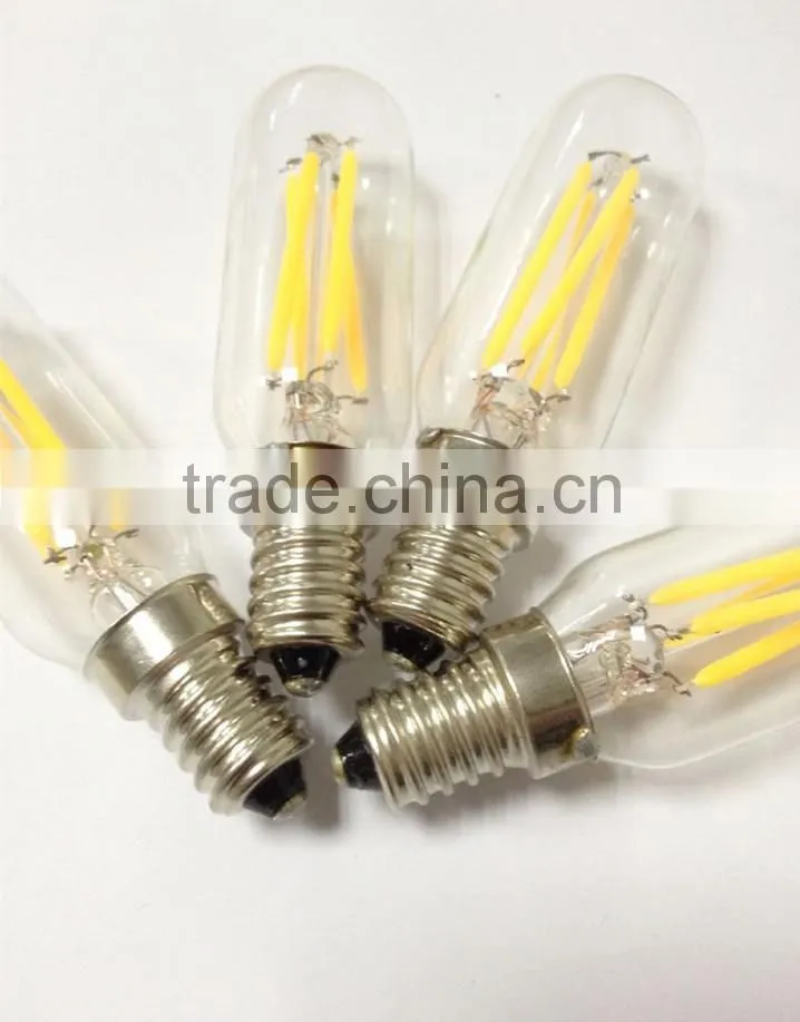 T25 LED filament tube lights 4W 85mm length with E14S US