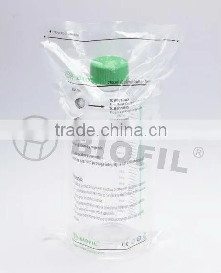 2000ml Roller Bottles for Cell Tissue Culture Vent Cap