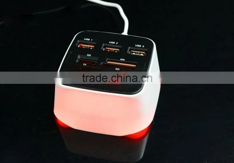 Favorable Price USB2.0 Hub Competitive Price Combo with TF Card SD Card Slot