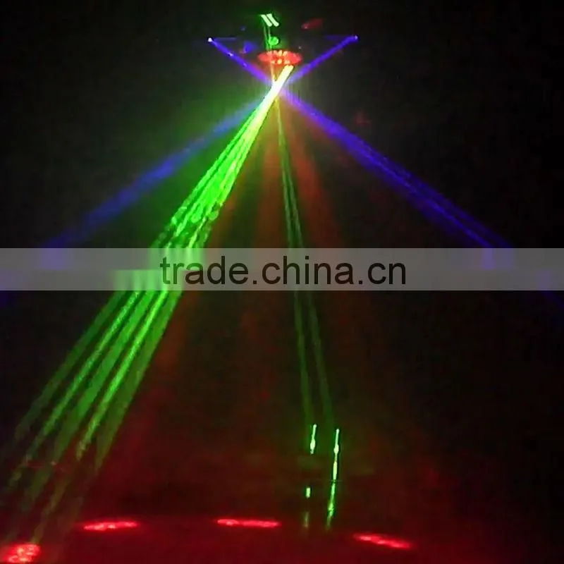 Combined led&laser octopus/green laser light