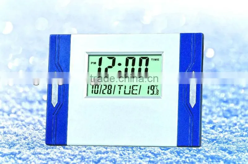 Supply round digital radio controlled weather station clock and wall clock