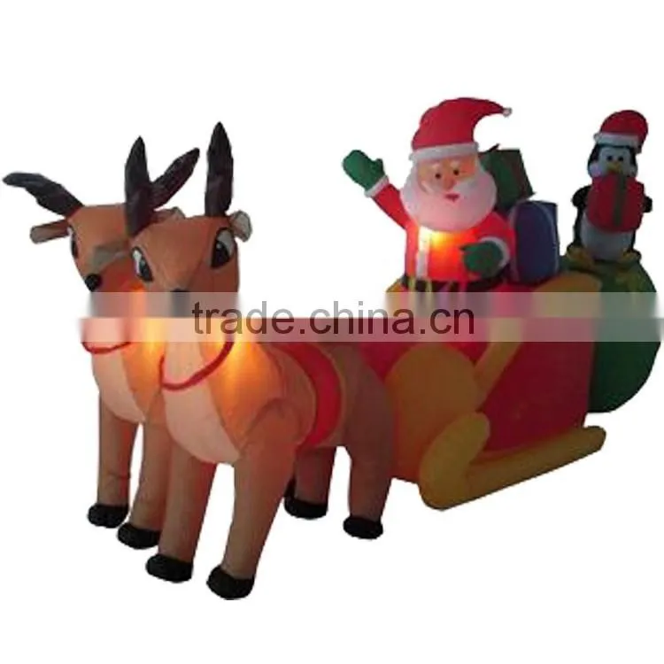 giant moving inflatable Santa Claus,commercial inflatable Santa Claus figure