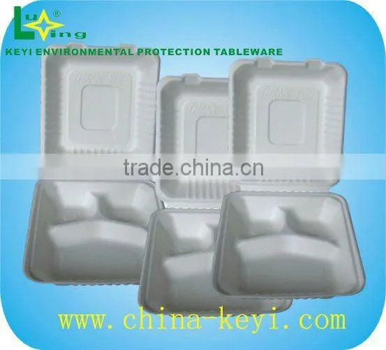 PLA lined clamshell