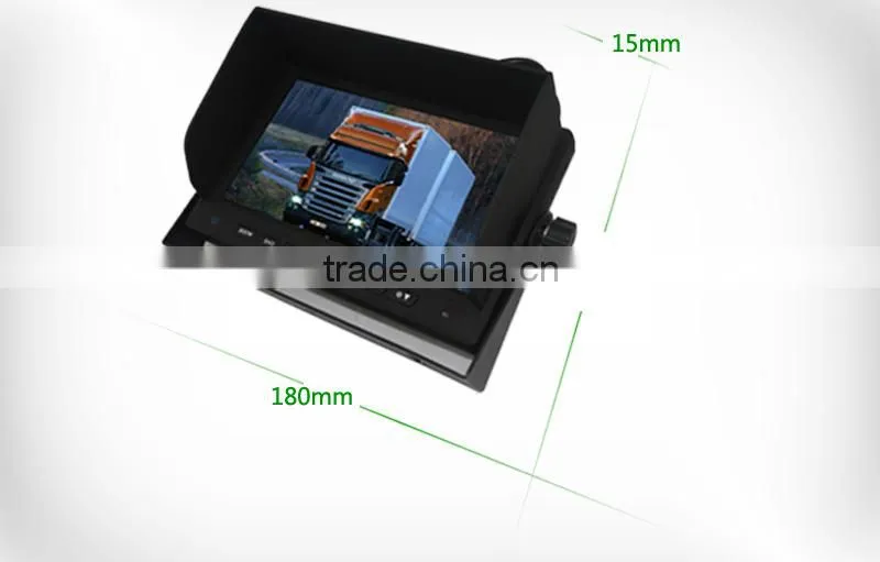 car camera system 7 inch hdmi input car monitor for car/bus/truck