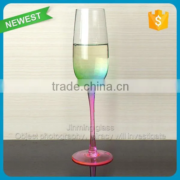 Wholesale Wine Glass Champagne Glass Colored Champagne Flute