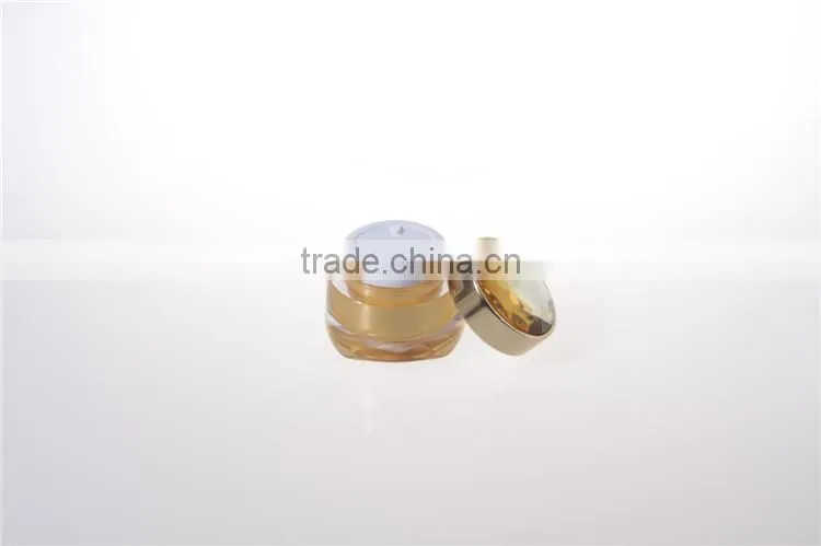 Acceptable OEM Colorful Skin Care Cream Acrylic Cosmetic Mini Plastic Jar