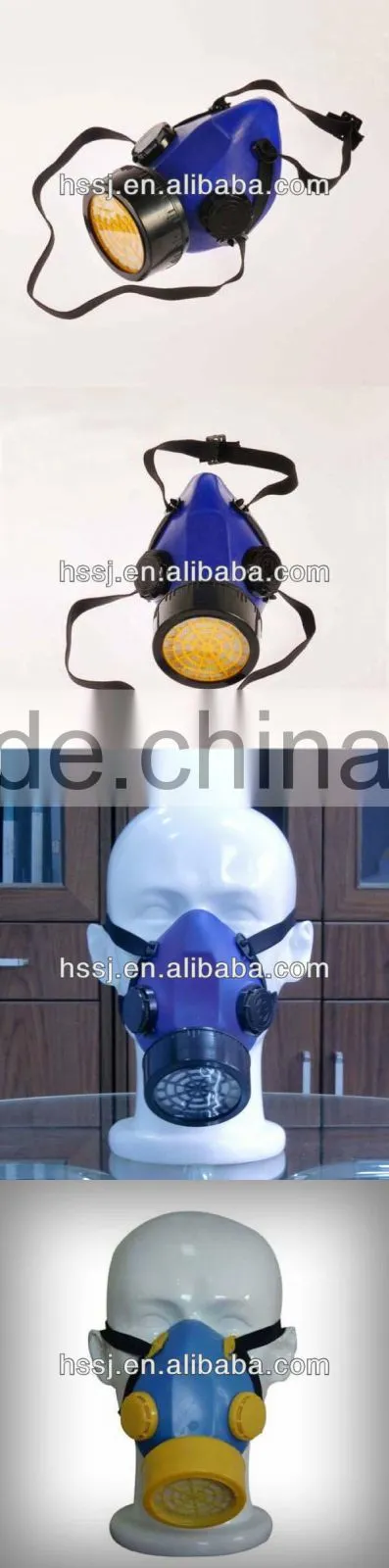 2016 hot selling single cartridge gas maskTPR rubber safety gas mask labor anti gas mask manufacturer in China