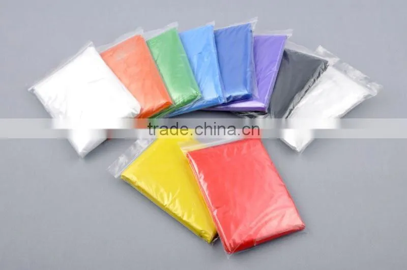 100% waterproof PE Raincoat