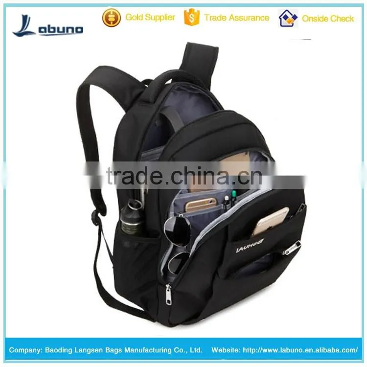 Factory design and produce stylish waterproof nylon laptop backpack