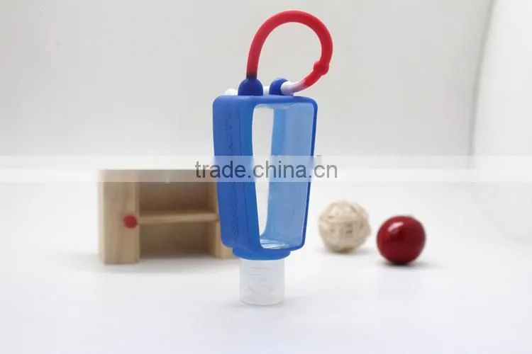 30ml empty hand sanitizer bottle and perfume bottle silicone holder