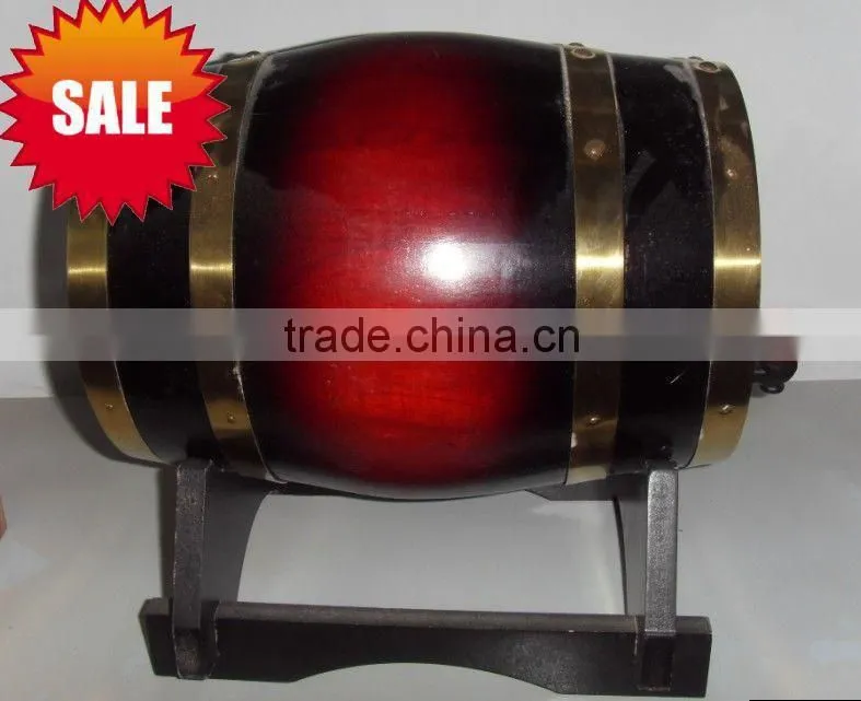 factory direct sale printing logo wooden wine barrel,welcome to order