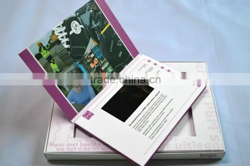 2015 newest 2.4" video in card, lcd screen video name card