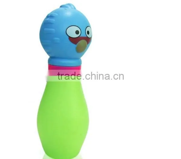Plastic kids toy bowling ball bowling pin game toy