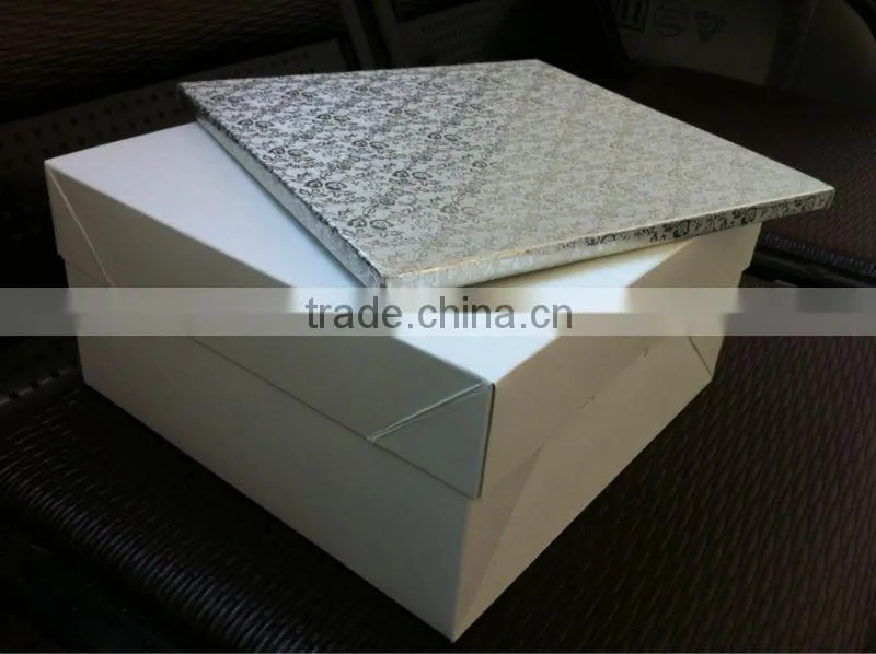 A Cake board and cake box