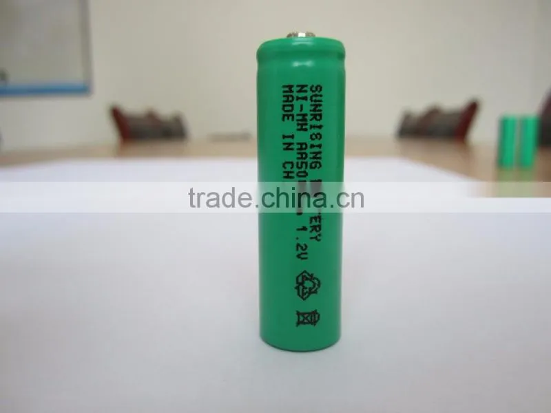 AA 500mAh 1.2 V Quanlity Rechargeable Battery NI-MH 1.2V Rechargeable 2A Battery Baterias Bateria