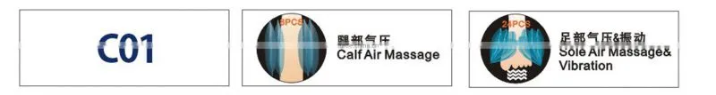 Air pressure Foot Massager DLK-C01 with CE ROHS FDA