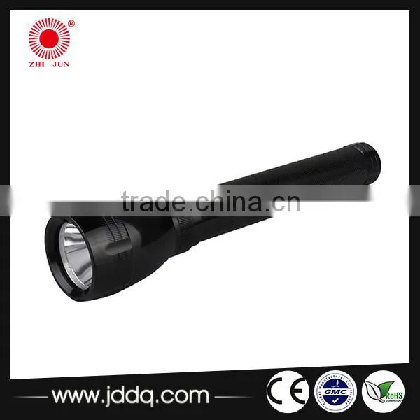 150 lumens with 2sc size rechargeable battery 3w led high power waterproof flashlight torch