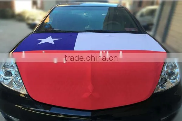 polyester car cover,Chile car bonnet cover,flag cover for cars