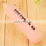 Fashion design silicone pencil shape pencil case