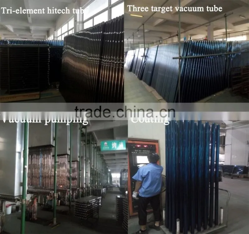 High pressure solar water heater/150Liters/Painted steel/bathroom use for 3people