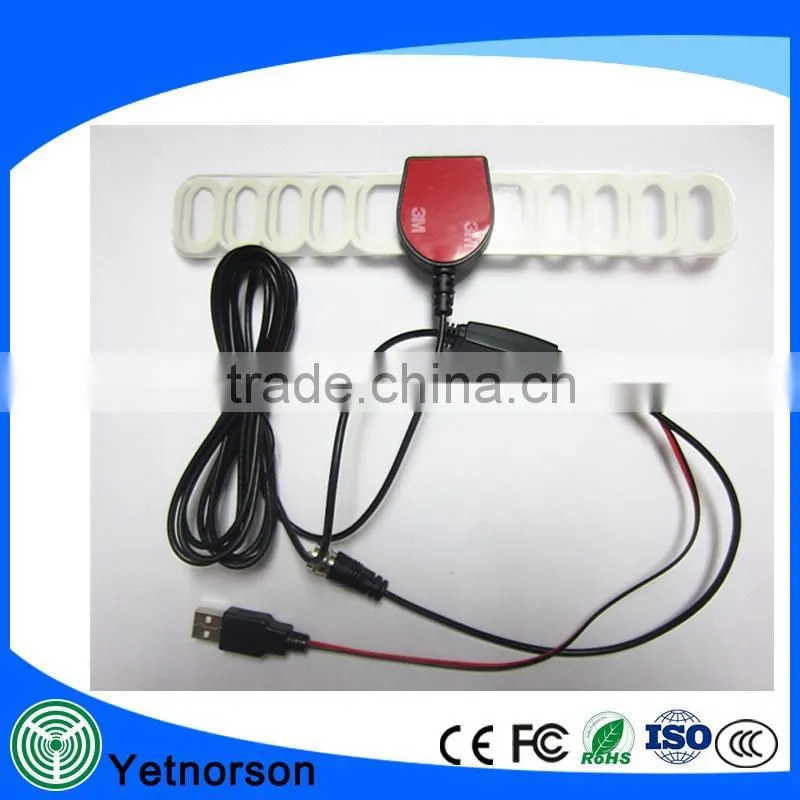 Vehicle Car DVB-T TV antenna 20db Amplifier 12V ACTIVE F Connector