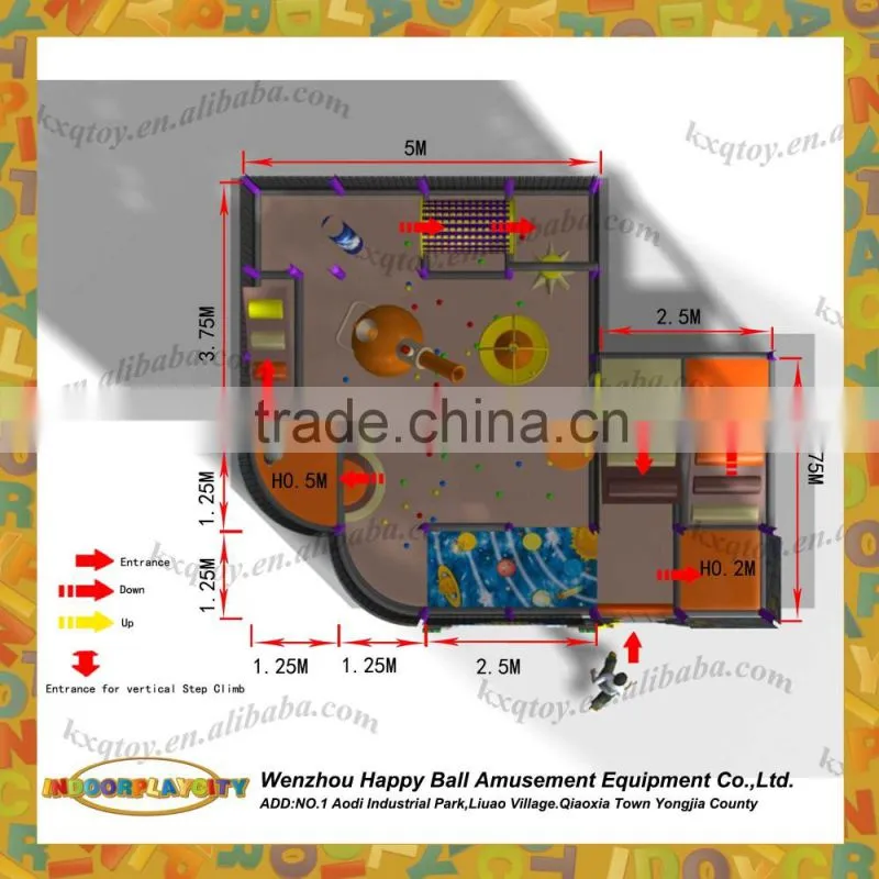 NOVEL DESIGN!!! small commercial indoor playground equipment