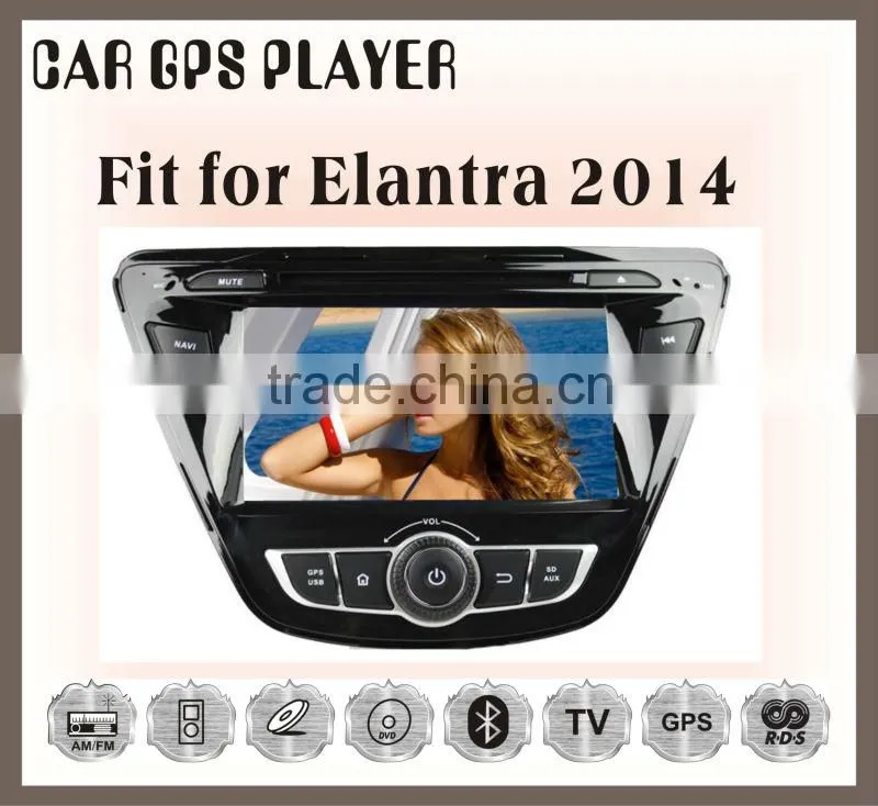 Fit for Hyundai elantra 2014 double din car gps dvd