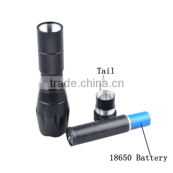 Powerful LED Light Camping Usage USB Rechargeable Flashlight