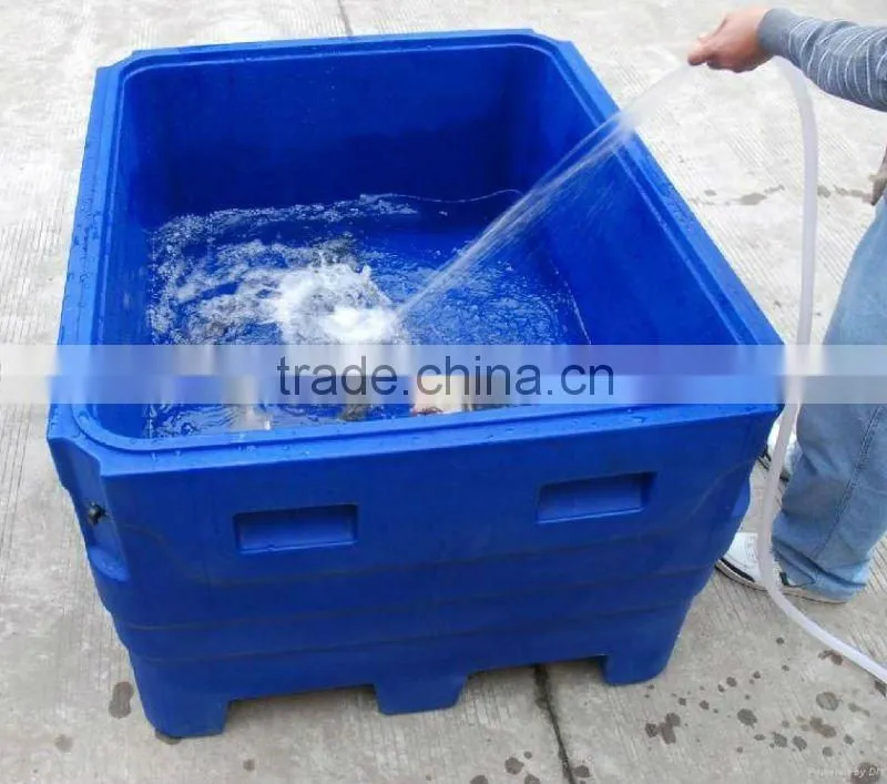 Fisheries Equipment, 600L rotomold fish tub for frozen food,fish container, fish box