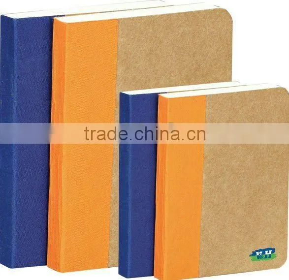 Hot style craft cover notebook with colored trim