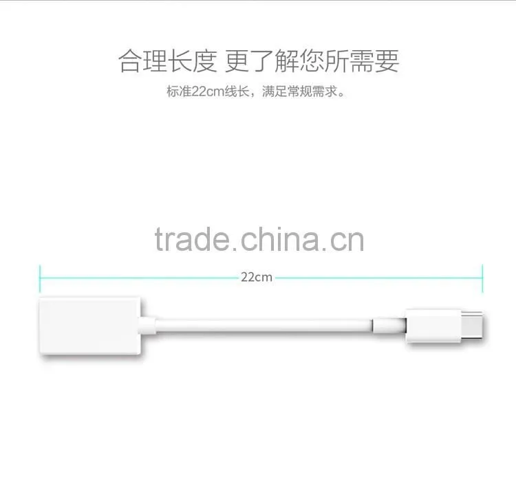 Fast Charging USB 3.1 Type C Male to USB 3.0 Type A Female OTG extension Cable