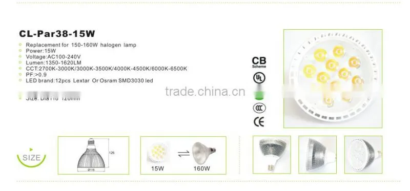 4w 9v 19v par lamp Replace 50w halogen lamp