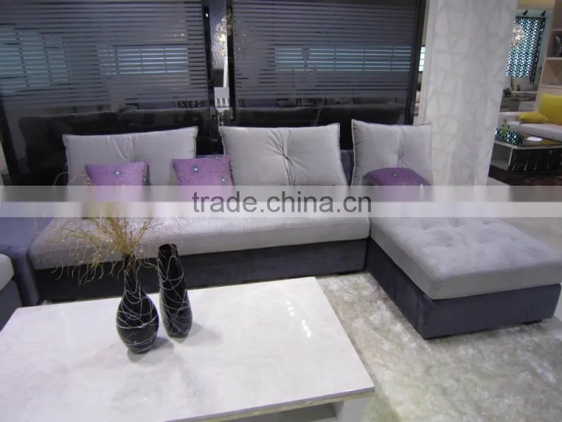 2015 purple high end attractive sofa design