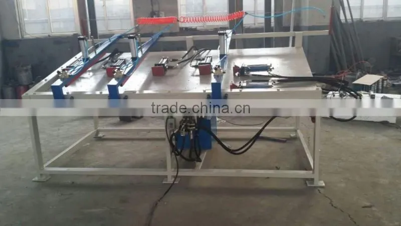 Single side wooden door assemby press machine