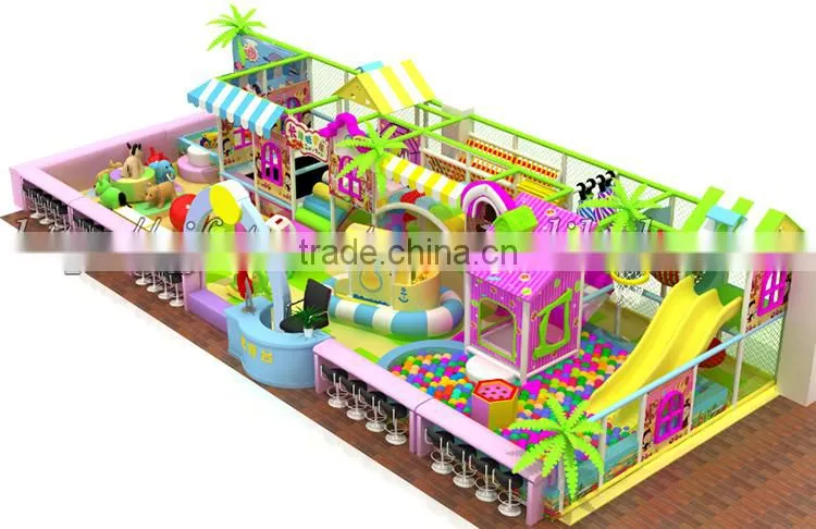Free design CE & GS standard eco-friendly LLDPE indoor playground kids toy