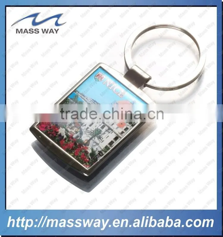 soft enamel lovely custom 3D funy bird shape metal key ring