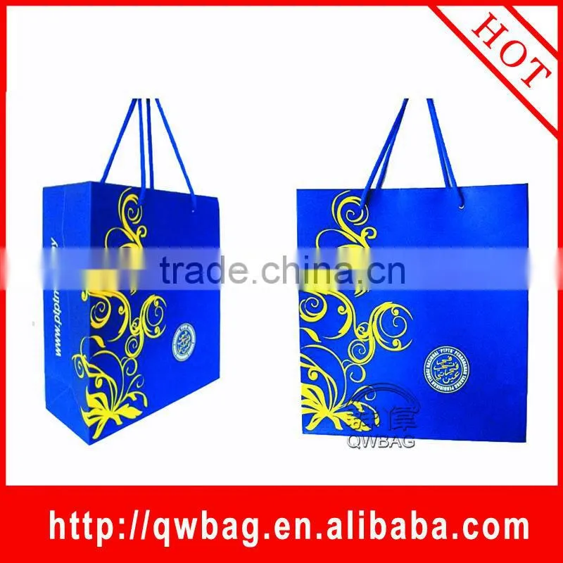 The hot sell customized chart paper bag for packaging